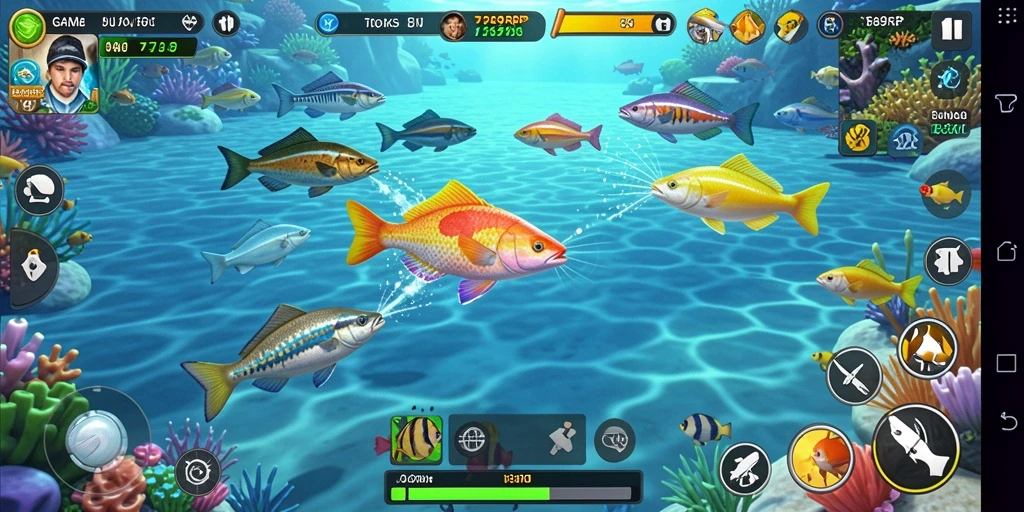 Tampilan menarik dari gameplay Tembak Ikan 789RP yang penuh warna.