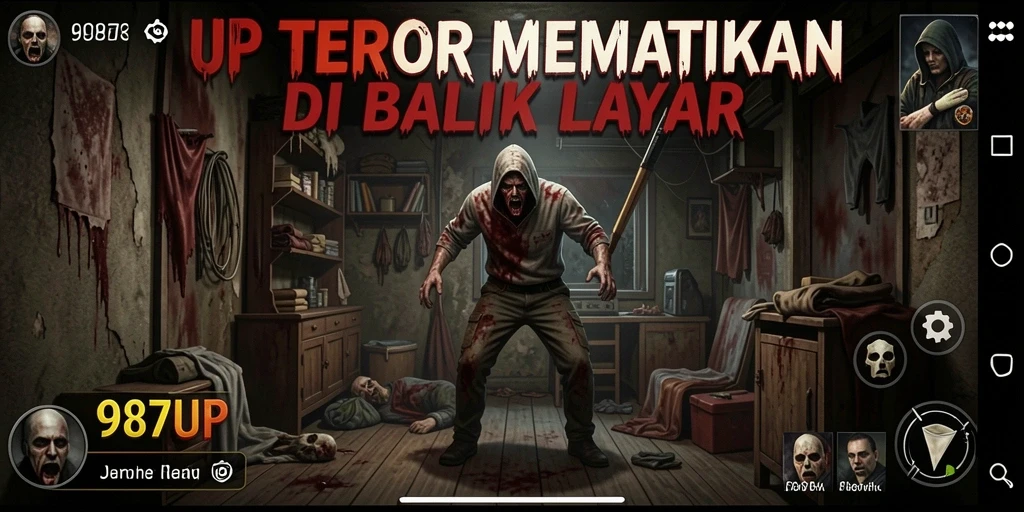 Gameplay 987UP menghadirkan suasana Horror yang sangat mendebarkan.