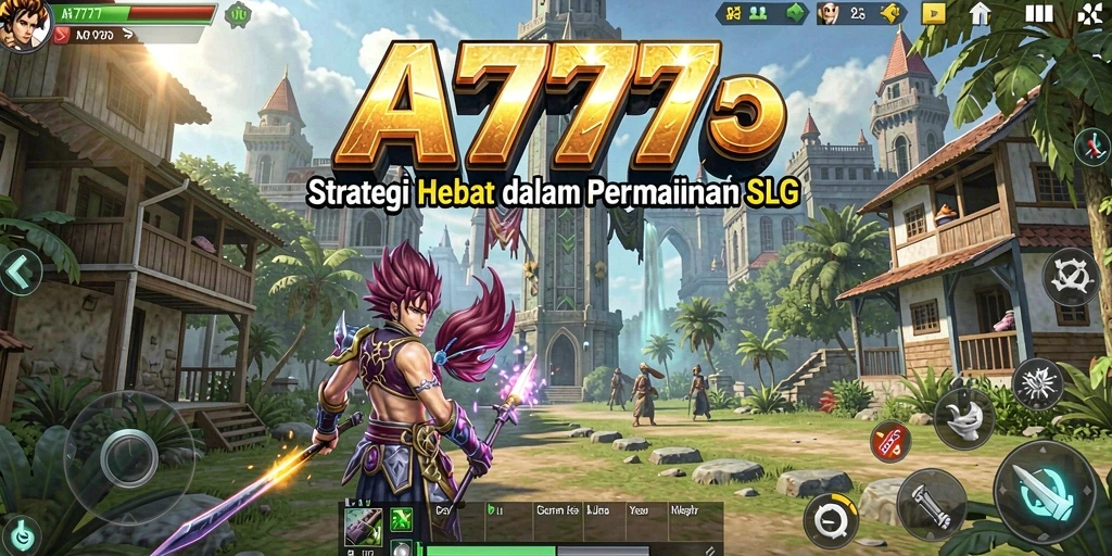Tangkapan layar menampilkan gameplay strategis seru A7777.