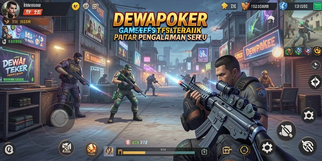Tangkapan layar menampilkan intensitas pertempuran dalam DEWAPOKER.