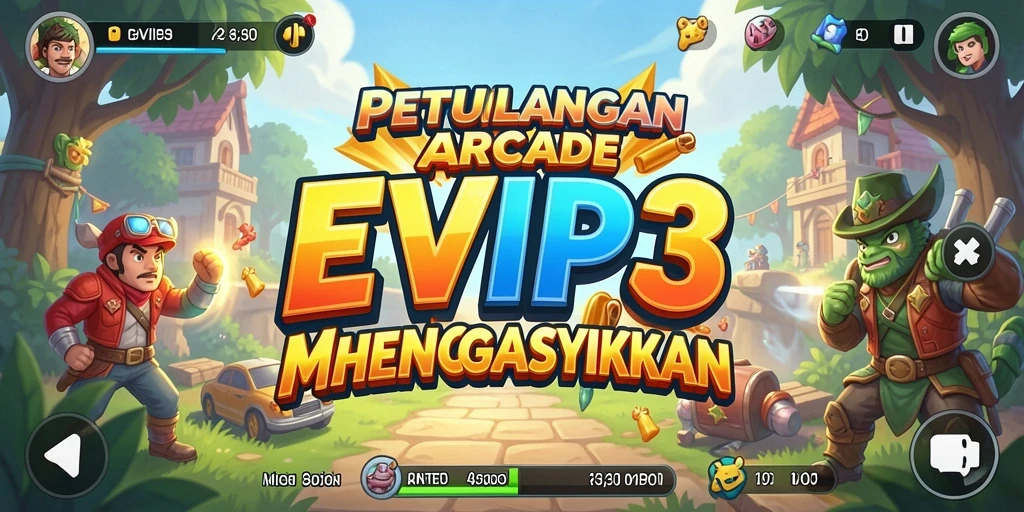 Tampilan gameplay EVIP3 yang menarik dan penuh aksi.
