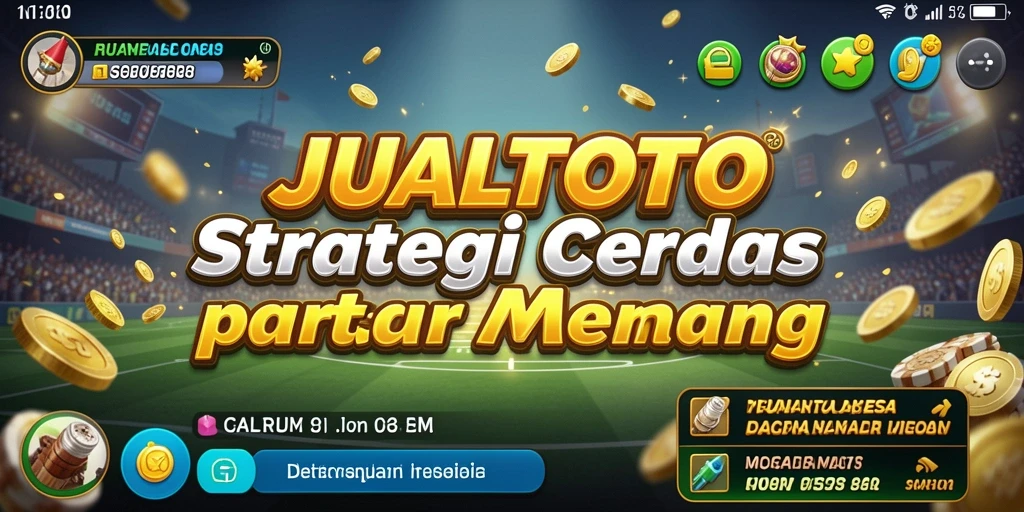 Tangkapan layar gameplay JUALTOTO menampilkan aksi strategi yang mendebarkan.
