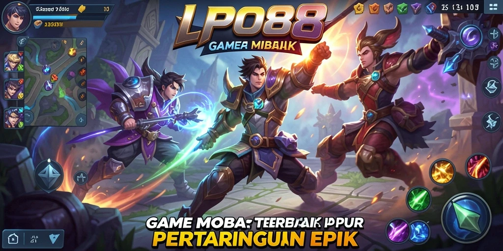 Tampilan gameplay seru dari LPO88 saat pertempuran tim berlangsung.
