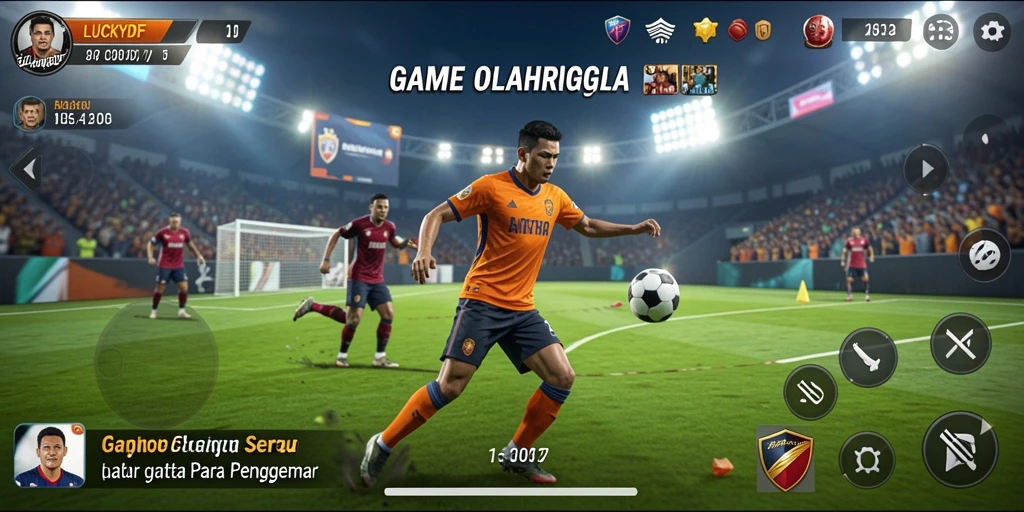 Tampilan gameplay LUCKYDF yang seru dan dinamis.