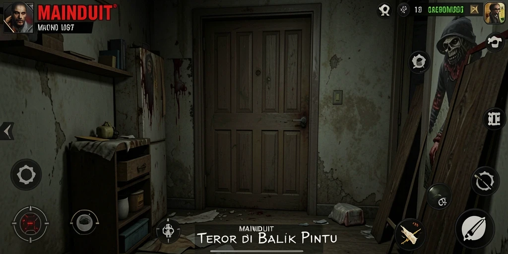 Gameplay seru dan mencekam di dunia horor MAINDUIT.
