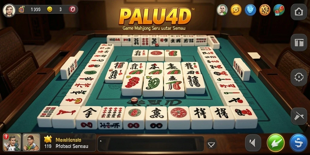 Tampilan gameplay seru dari game Mahjong PALU4D.