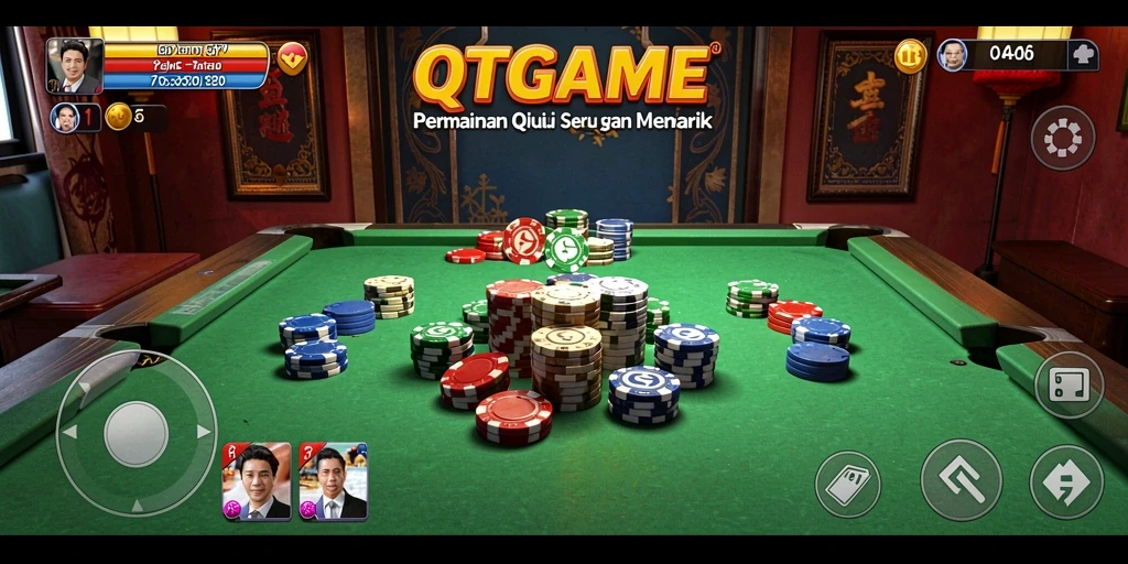 Screenshot gameplay QiuQiu yang menarik dan interaktif.