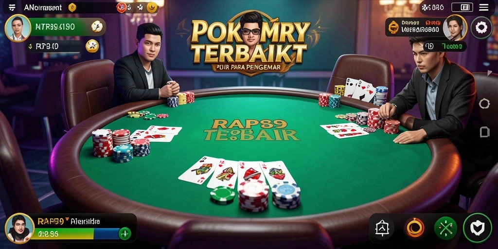 Tampilan gameplay Poker yang seru dan interaktif di RAP89.