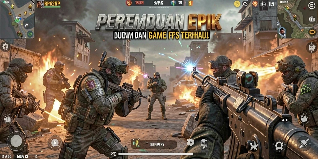 Tampilan gameplay RP62RP yang seru dan mendebarkan.