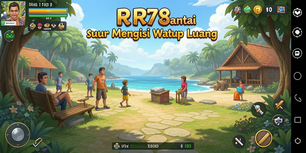 Screenshot gameplay RR789 yang menarik dan penuh warna.