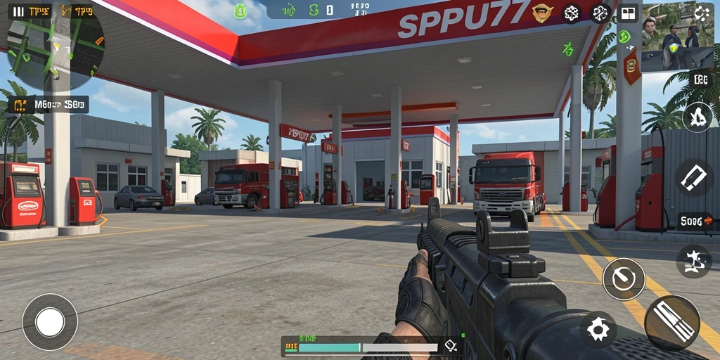 Tampilan gameplay seru dari SPBU77 dengan grafis menawan.