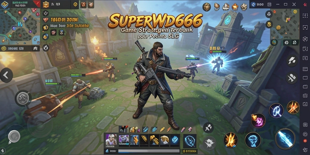 Tampilan gameplay <strong>SUPERWD666</strong> yang menarik dan strategis.