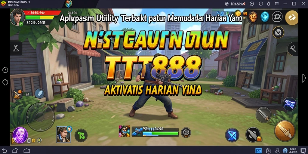 Tampilan antarmuka utama aplikasi TTT888 yang menarik dan fungsional.