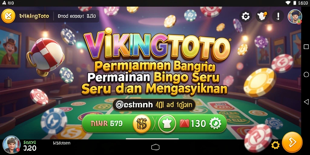 Screenshot gameplay VIKINGTOTO dengan suasana permainan Bingo yang seru.