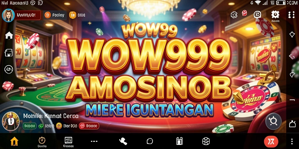 Gameplay menarik dari WOW99 dengan berbagai pilihan permainan kasino.